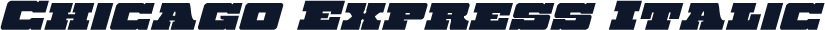 Chicago Express Italic