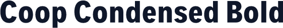 Coop Condensed Bold