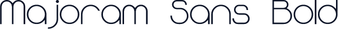 Majoram Sans Bold
