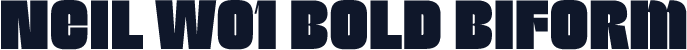 Neil W01 Bold Biform