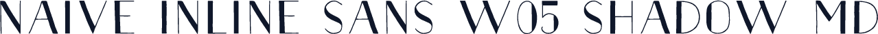 Naive Inline Sans W05 Shadow Md