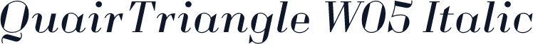 QuairTriangle W05 Italic