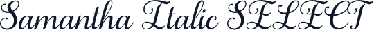 Samantha Italic SELECT
