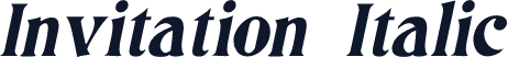 Invitation  Italic