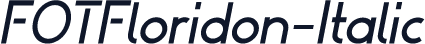 FOTFloridon-Italic