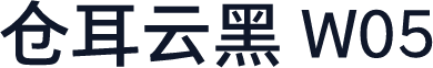 仓耳云黑 W05