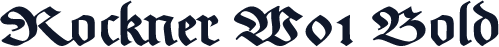 Rockner W01 Bold