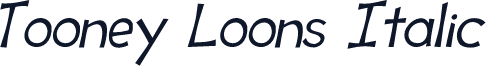 Tooney Loons Italic