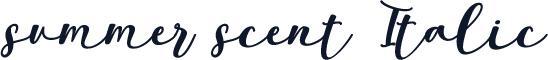summer scent Italic