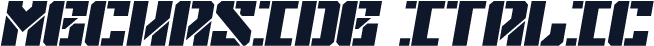 Mechaside Italic