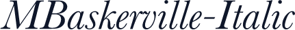 MBaskerville-Italic
