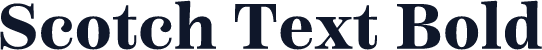 Scotch Text Bold