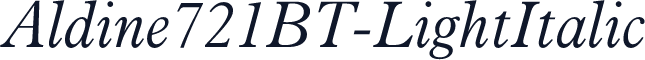 Aldine721BT-LightItalic