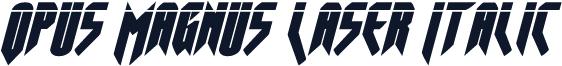 Opus Magnus Laser Italic