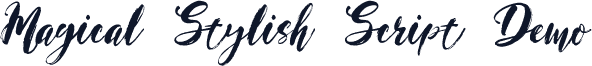 Magical Stylish Script Demo