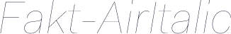 Fakt-AirItalic
