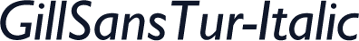 GillSansTur-Italic