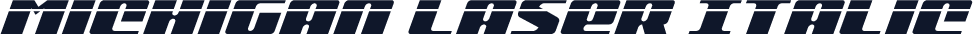 Michigan Laser Italic