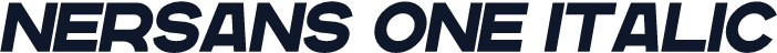 Nersans One Italic