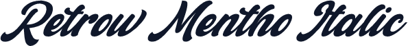 Retrow Mentho Italic