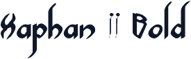 Xaphan II Bold