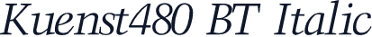 Kuenst480 BT Italic