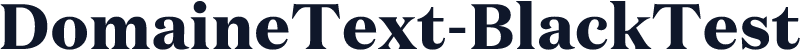 DomaineText-BlackTest