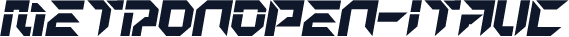 MetronOpen-Italic