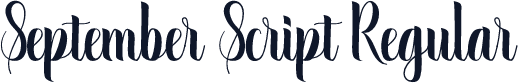 September Script Regular