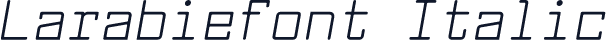 Larabiefont Italic