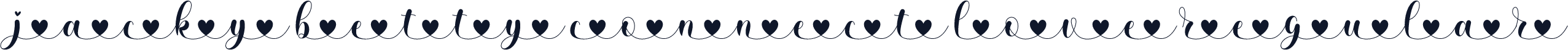 jacky betty connect love regular