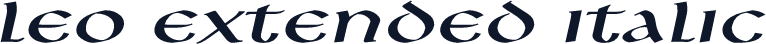 Leo Extended Italic