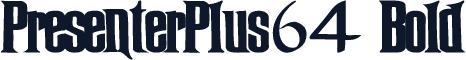 PresenterPlus64 Bold