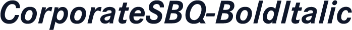 CorporateSBQ-BoldItalic