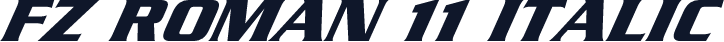 FZ ROMAN 11 ITALIC