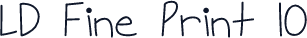 LD Fine Print 10
