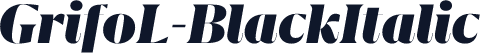 GrifoL-BlackItalic