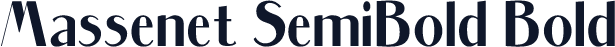 Massenet SemiBold Bold