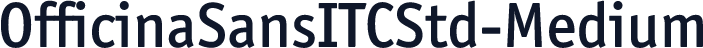 OfficinaSansITCStd-Medium