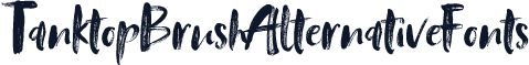 TanktopBrushAlternativeFonts