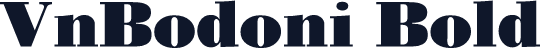 VnBodoni Bold