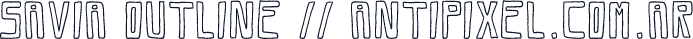 Savia Outline // ANTIPIXEL.COM.AR