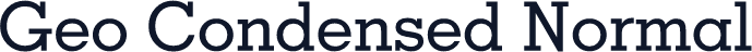 Geo Condensed Normal