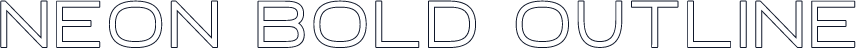 Neon Bold Outline
