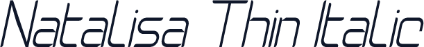 Natalisa Thin Italic