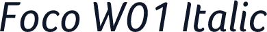 Foco W01 Italic