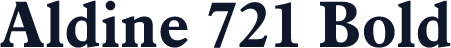 Aldine 721 Bold