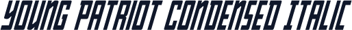 Young Patriot Condensed Italic