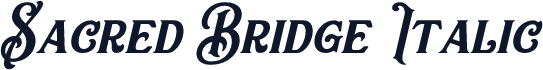 Sacred Bridge Italic