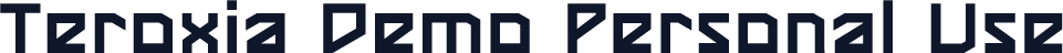 Teroxia Demo Personal Use